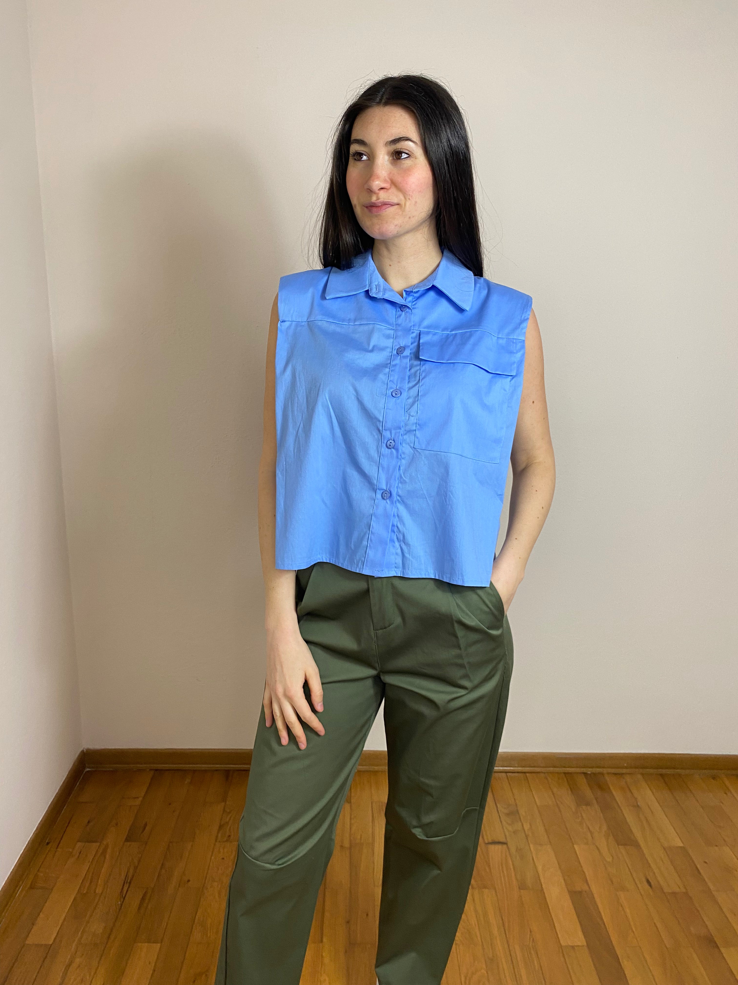 CAMICIA SENZA MANICHE MYASTREET